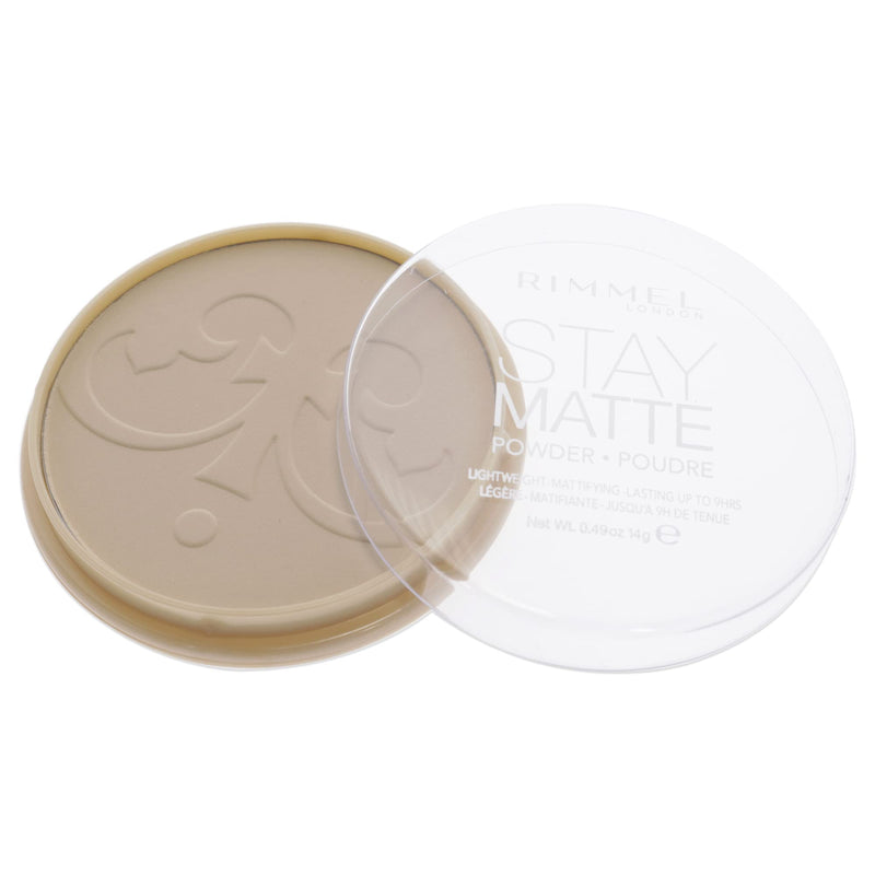 [Australia] - Rimmel London Stay Matte Long Lasting Pressed Powder, Transparent [001] 0.49 Ounce (Pack of 1) (packaging may vary) 0.49 Ounce (Pack of 1) 