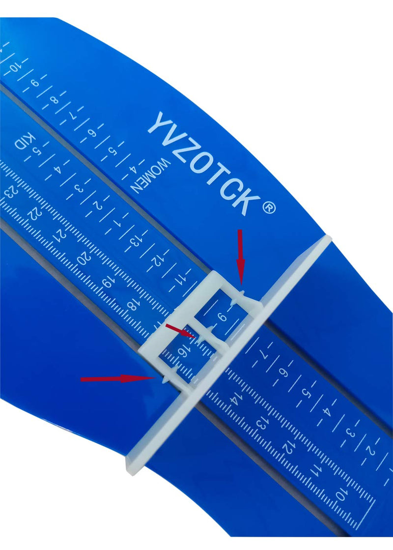 [Australia] - Foot Measuring Device for kids Adult Shoe Sizer Buying Shoes Online with a Foot measurement 