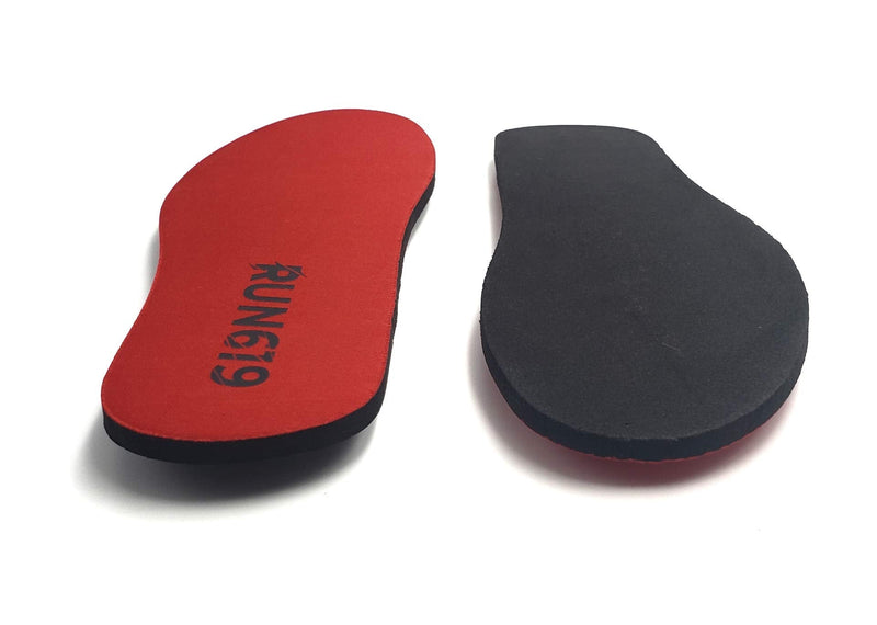 [Australia] - RUN619 Zero Drop Shoe Insoles - Thick Flat Firm Shoe Inserts w/ No Arch Support - Foot Forming - Perfect for Running Walking Work or Hiking - 6mm Insoles (Size D - Men's 9-10 / Women's 10-11) Size D - Men's 9-10 / Women's 10-11 