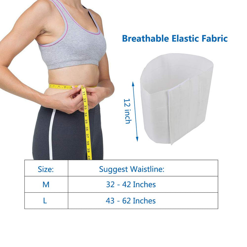 [Australia] - Abdominal Binder Post Surgery for Women Men Belly Binder Stomach Compression Abdominal Belt After Surgery Abdomen Binder Compression Support Waist Binder Bariatric C Section Belly Wrap (33-39 in) 