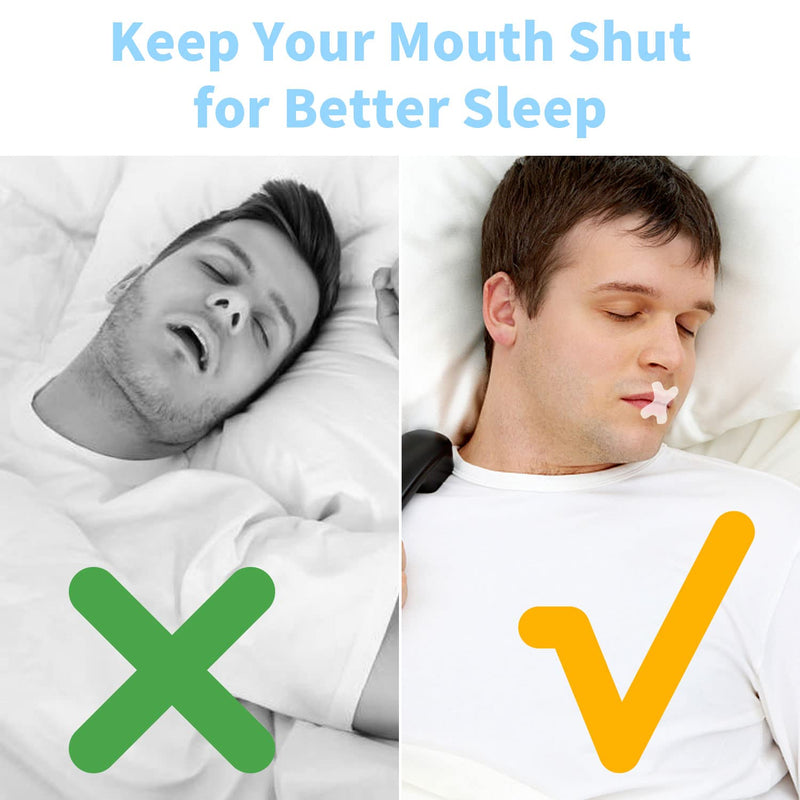 [Australia] - Sleep Strips, 120 Pcs Advanced Gentle Mouth Tape for Sleeping Nose Breathing Anti Snoring Devices Mouth Tapes Strips for Instant Snoring Relief Stop Snoring, Improved Nighttime Sleeping 