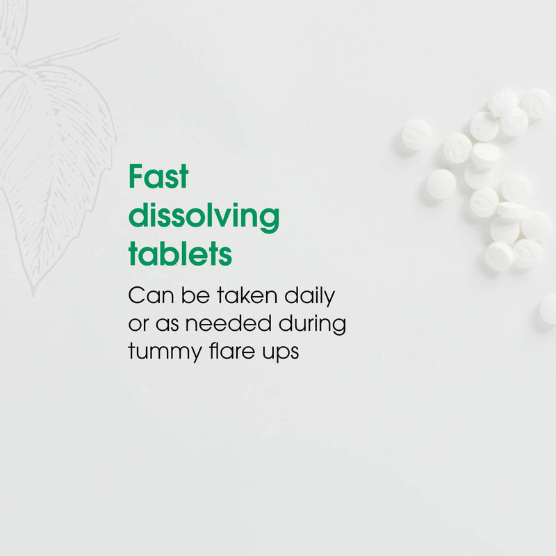 [Australia] - BHI Diarrhea, Fast-Acting Natural Relief for Mild Diarrhea, Stomach Ache, Gas, Cramping and Bloating, 100 Tablets 