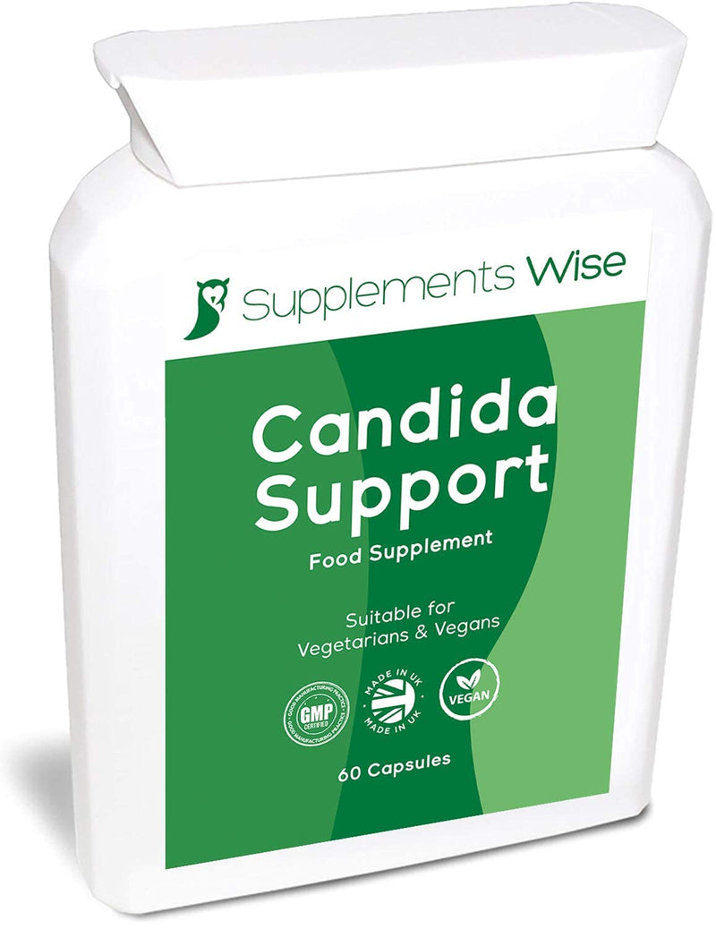 [Australia] - Candida Support, 60 Capsules - Thrush Treatment for Men and Women - Candida Treatment for Yeast Infections - Candida Complex Cleanse with Probiotics, Garlic, Caprylic Acid - Pessary, Cream Alternative 