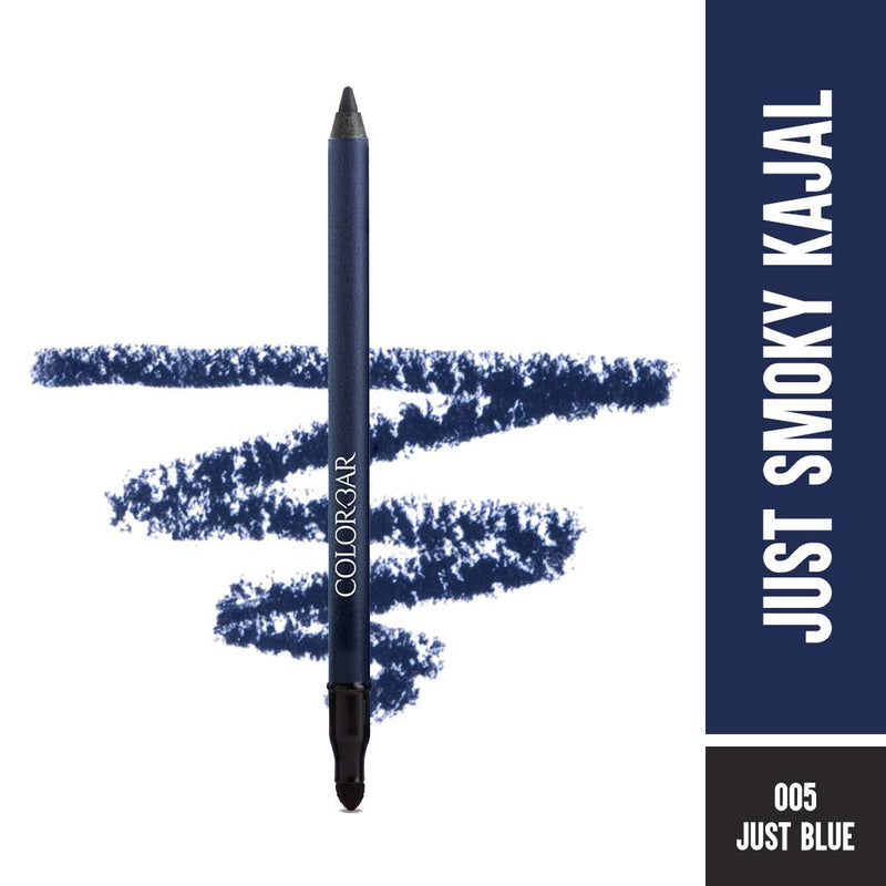[Australia] - Colorbar Just Smoky Kajal, Just Blue, 1.2g, Eyeliner, Long-lasting, Smudge-Free, Matte Color, Paraben-free 