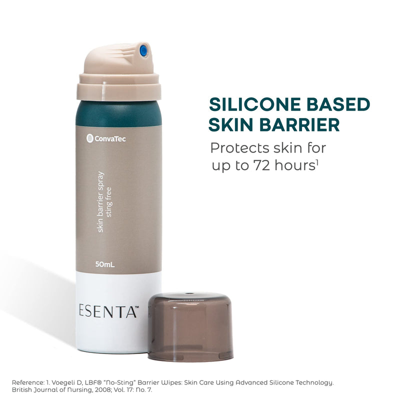 [Australia] - ConvaTec ESENTA Skin Barrier for Protection Around Stomas and Wounds, Silicone Based, Sting and Alcohol Free, 50 mL Spray Bottle (Pack of 1) 