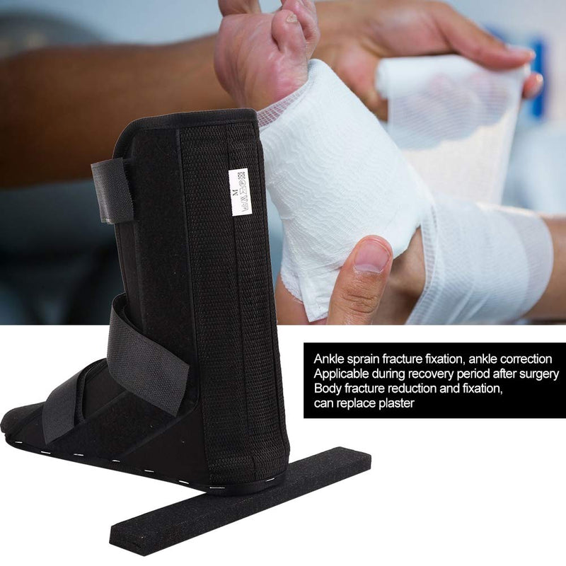 [Australia] - Professional Foot Fracture Boot, Black Ankle Correction Joint Foot Support Foot Fracture Boot For Ankle Braces Brace For Joints Fixed(L) L 