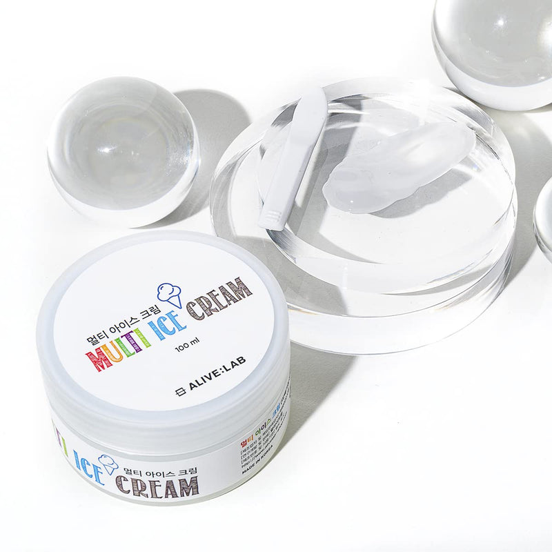 [Australia] - ALIVELAB Multi Ice Cream Sensitive Skin Face Moisturizer Brightening - Frozen Cream 3.4oz - Cold Cream - Skin Lightening Cream - Face Cream for Redness - Cooling Face Cream - Pore Minimizer 