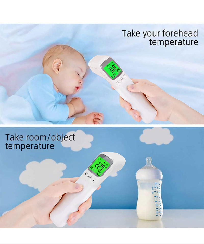 [Australia] - Thermometer for adults and Baby, Digital infrared non contact thermometer with Fever Alarm, LCD Screen, Accurate Reading and Memory Function 