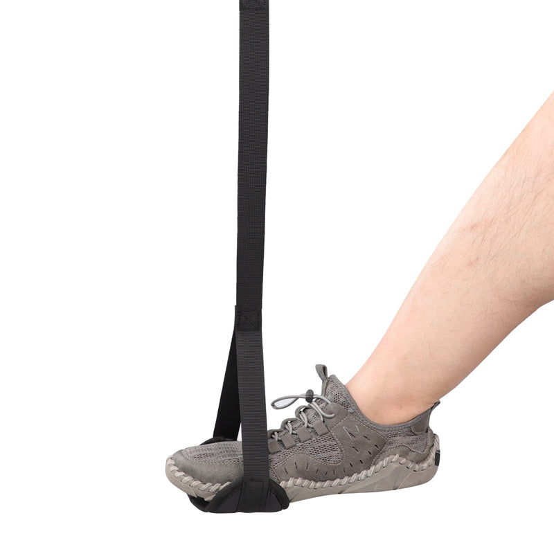 [Australia] - Leg Lifter Strap Multi-Loop Rigid Foot Lifter Loop with Handgrips with Non Slip Foot Pad for Elderly, Mobility Aids for Wheelchair,Car,Bed 