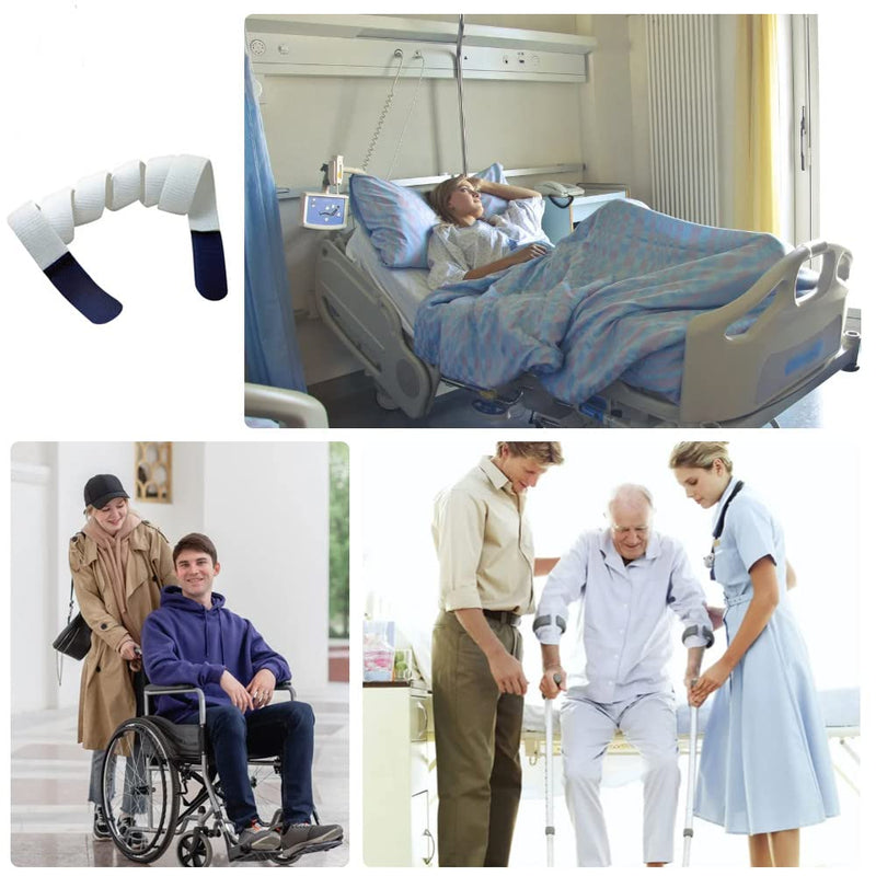 [Australia] - Catheter Fixation 2 Pcs Straps Comfortable Catheter Leg Straps Durable Drainage Bag Straps for Patients with Reduced Mobility Hospital 