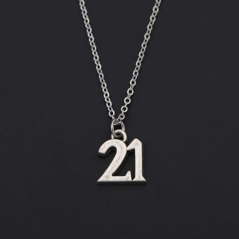 [Australia] - CHOORO Birthday Gifts for Her Birthday Necklace Number Necklace for Birthday 13th 16th 21st Gift 21st necklace 