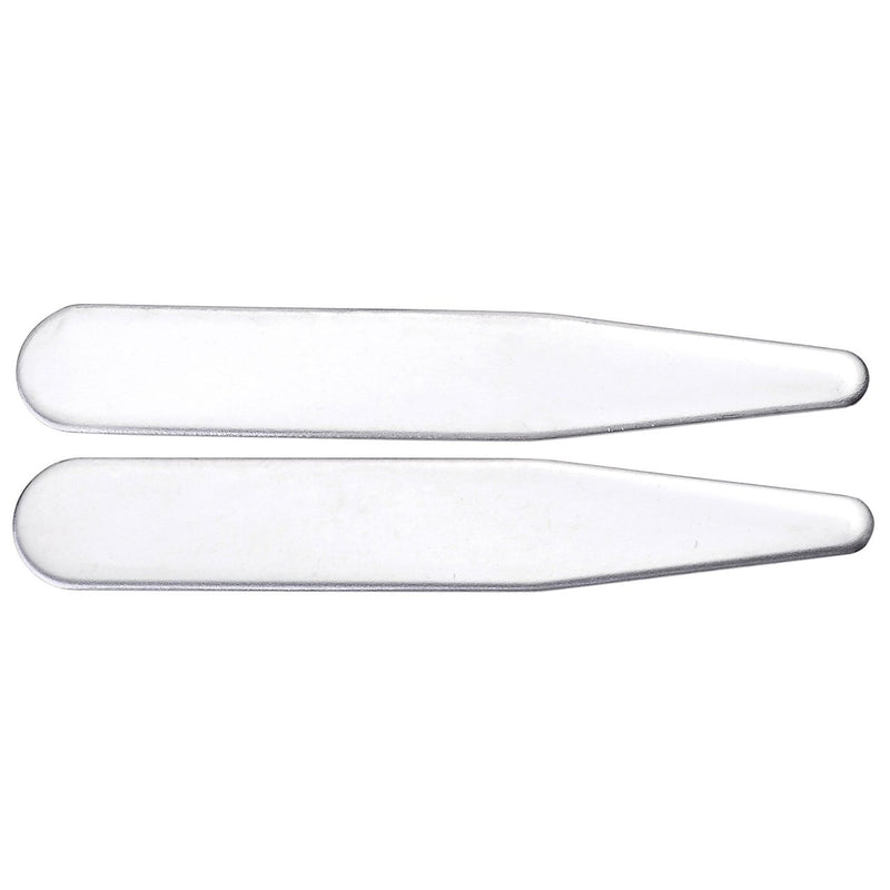 [Australia] - JOVIVI 36pc Stainless Steel Collar Stays in Clear Plastic Box For Mens Dress Shirt, Order the Sizes You Need 2.2" 
