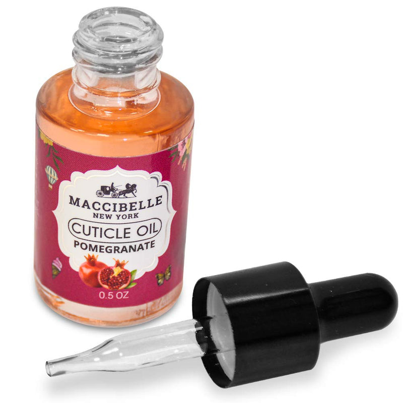 [Australia] - Maccibelle Cuticle Oil Pomegranate and Fig 0.5 oz Heals Dry Cracked Cuticles 