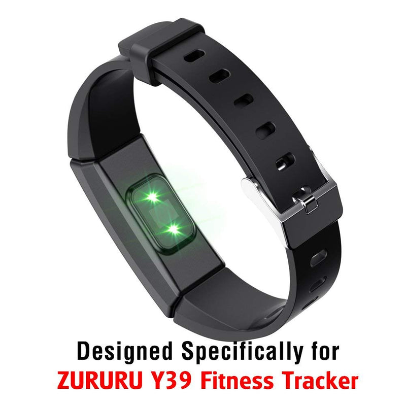 [Australia] - ZURURU Fitwatch XP Replacement Band for Y39 FitWatch XP Fitness Tracker Black 