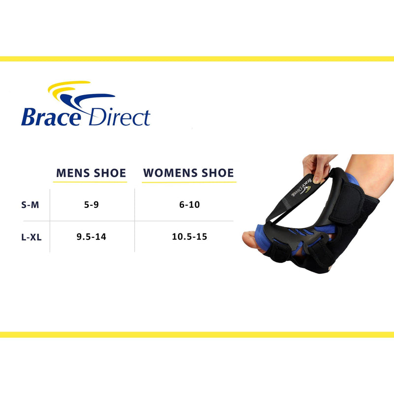 [Australia] - Hybrid Night Splint PDAC Approved L4386/ L4387-Pain Relief from Plantar Fasciitis, Plantar Fasciitis, Heel Pain, Arch Pain, Achilles tendinitis, and Foot Drop by Brace Align S-M 