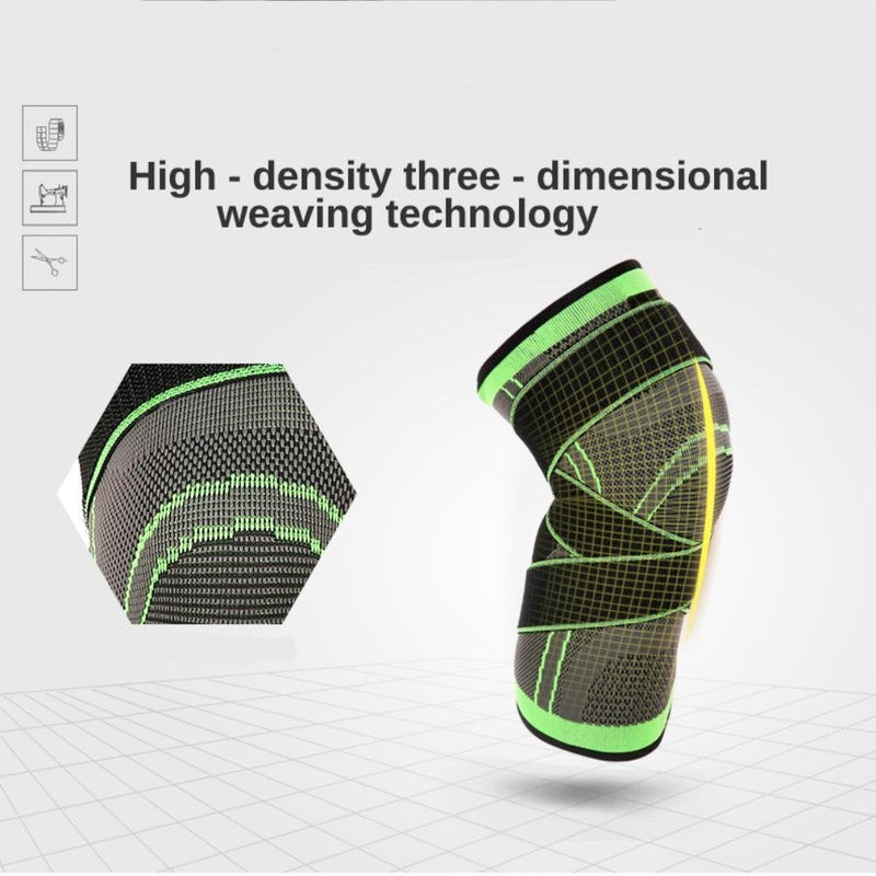 [Australia] - Vitoki Knee Brace for Women Men, 1 Pack Knee Compression Sleeve Knee Support for Sports Workout Weightlifting Basketball Green M 
