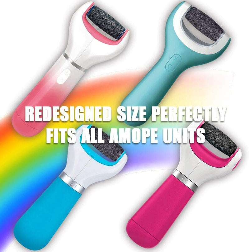 [Australia] - Premium 5 Extra Coarse & 5 Regular Coarse Replacement Refill Roller for Amope Pedi Refills Electronic Perfect Foot File 5 Black Extra & 5 Blue Regular Coarse 