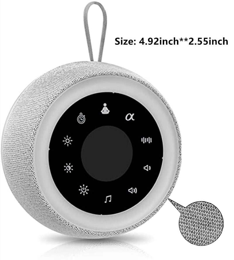[Australia] - [2 in 1] White Noise Machine Baby, Portable Sound Machine Baby for Adults Kids with Night Light, 32 Soothing Sounds, USB Rechargeable & Headphone Jack, Sleep Sound Machine for Sleeping,Travel,Office 