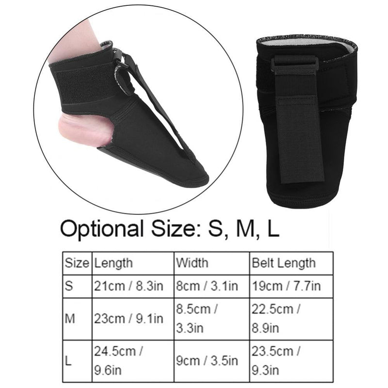 [Australia] - ZJchao Foot Drop Postural Corrector, Adjustable Foot Droop Orthosis Ankle Foot Drop Postural Corrector Brace Orthosis Splint Ankle L 