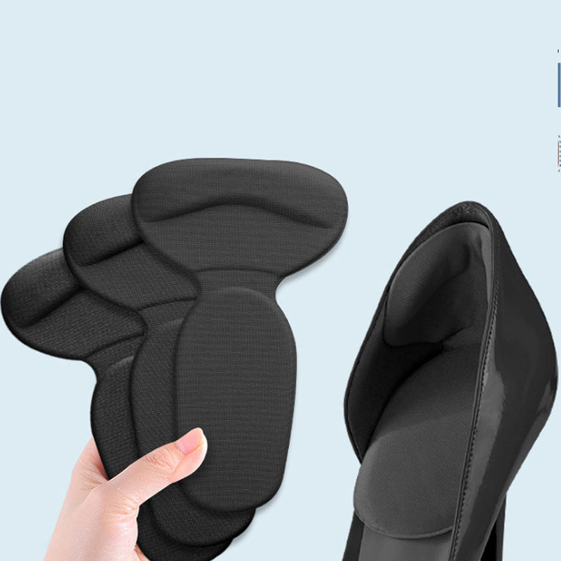 [Australia] - Zeayebsr Heel Cushion Inserts,Heel Grips Shoe Pads,Self Adhesive Heel Cushion,Anti-Slip Shoe Pads for Loose Shoes Too Big Inserts Grips Liners Heel Blister Protectors for Women Men 4 Pairs 