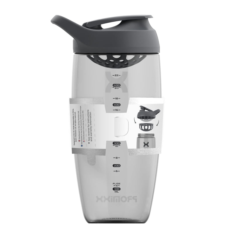 [Australia] - PROMiXX Shaker Bottle - Premium Protein Shaker Bottle for Supplement Shakes - (700ml - Easy Clean, Durable Cup) 700ml Graphite Gray 