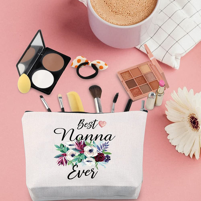 [Australia] - TSOTMO Best Nonna Ever Gift Grandma Gift from Grandchild Nonna Makeup Bag (Nonna) 