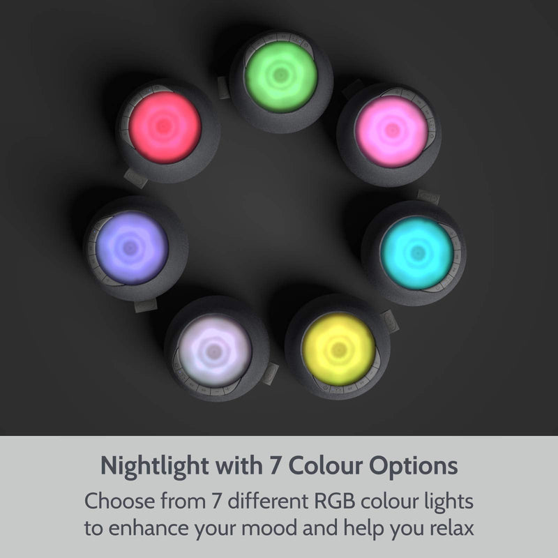 [Australia] - White Noise Machine with Nightlight, Portable Rechargeable White Noise Machine for Babies and Adults, Relaxation and Meditation Sounds Calming Sleep Aid 