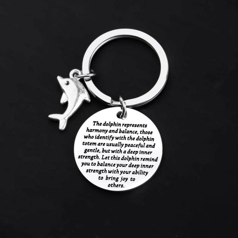 [Australia] - ENSIANTH Dolphin Keychain Dolphin Lover Gift Dolphin Jewelry Inspiration Gift for Friend 