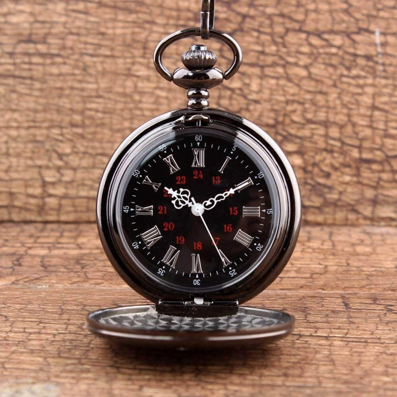 [Australia] - GORBEN Pocket Watches to My Son Forever Gifts for Son from Mom Dad for Christmas Birthday Graduation Black to Son 