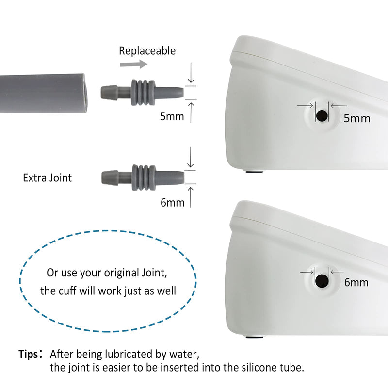 [Australia] - Extra Large Blood Pressure Cuff, ELERA 9”-20.5” Inches (22-52CM) Replacement Extra Large Cuff Applicable for Big Arm, Cuff Only BP Machine Not Included X-Large (Pack of 1) 