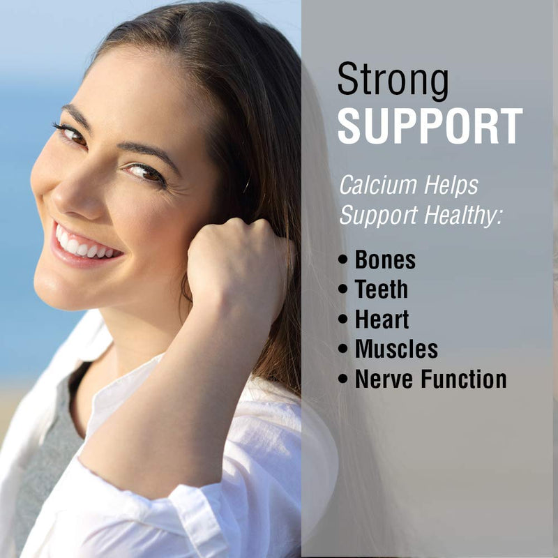 [Australia] - Solaray Calcium Citrate 1000mg | Natural Orange Flavor | Teeth & Bone Health, Nervous, Muscular & Cardiovascular System Support | Vegan | 60 Chewables 