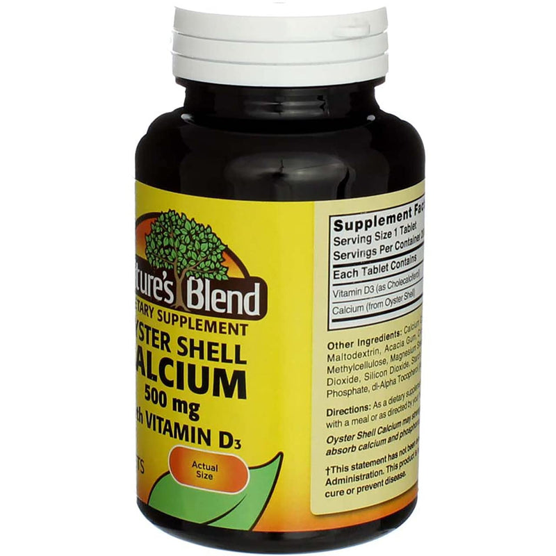[Australia] - Nature's Blend Oyster Shell Calcium with D3 200 Tabs 