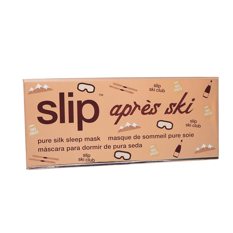 [Australia] - Slip Silk Sleep Mask, Apres Ski (One Size) - 100% Pure Mulberry 22 Momme Silk Eye Mask - Comfortable Sleeping Mask with Elastic Band + Pure Silk Filler and Internal Liner 
