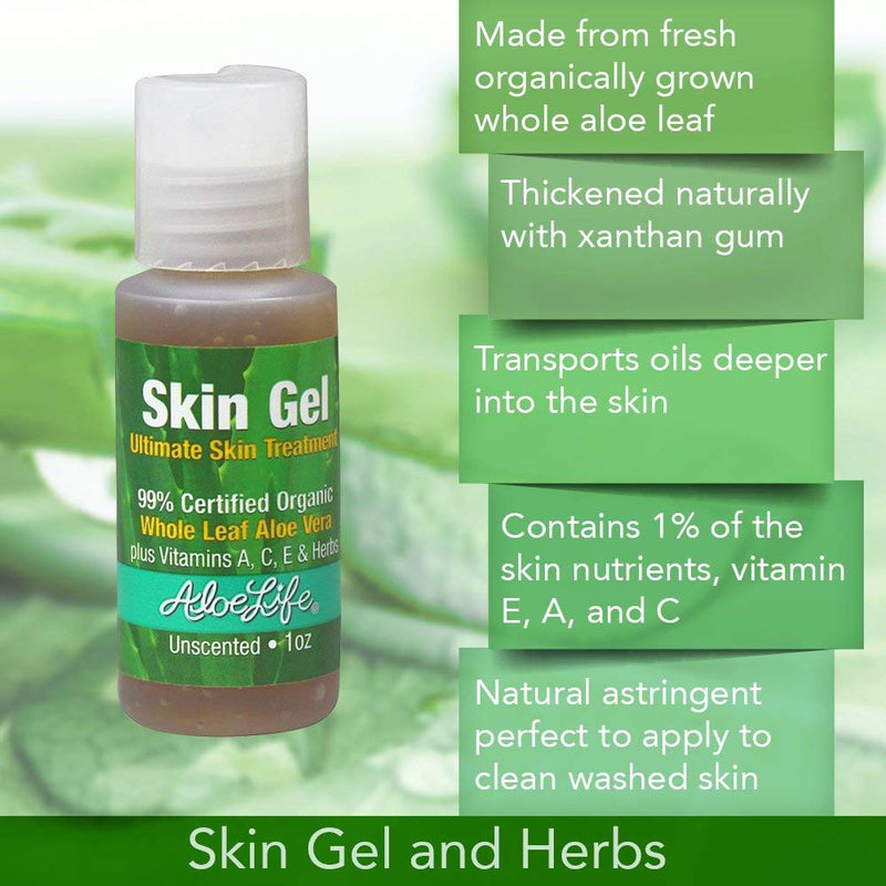 [Australia] - Aloe Life Skin Gel and Herbs, 1 Ounce 