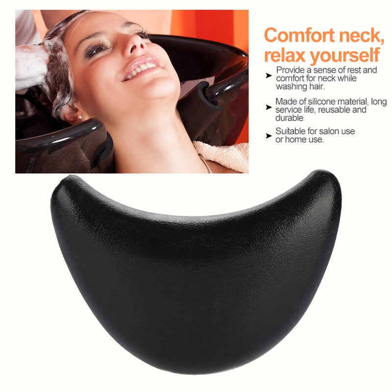 [Australia] - AYNEFY Shampoo Bowl, Portable Silicone Neck Pillow Easy to Use Salon Silicone Hairdressing Hair Washing Neck Pillow Shampoo Bowl Cushion 