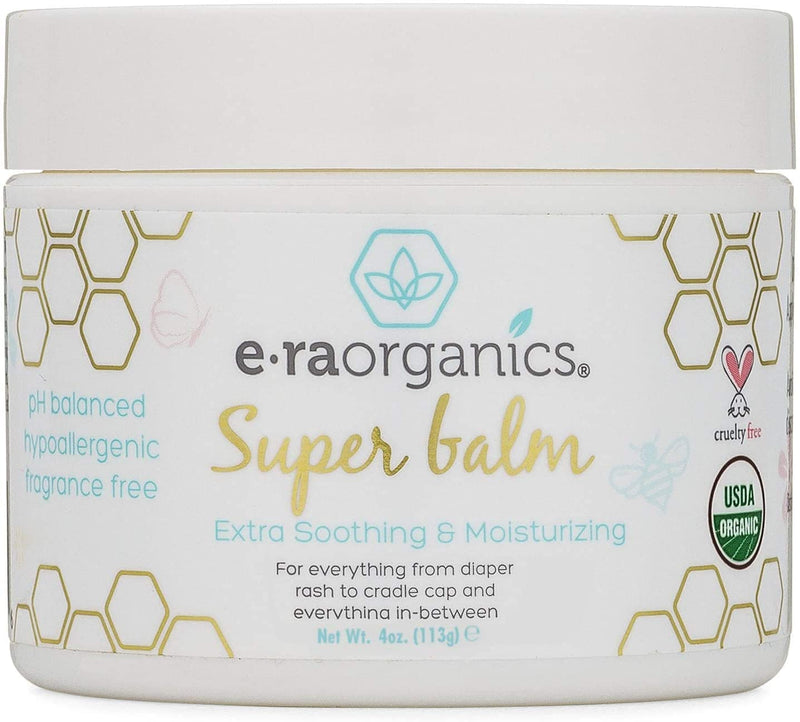 [Australia] - Era Organics Healing Ointment for Babies - USDA Certified Organic Natural Gentle Moisturizer for Sensitive Skin Prone To Baby Eczema, Cradle Cap (Infant Seborrheic Dermatitis), Rashes & Hives (4 oz.) 