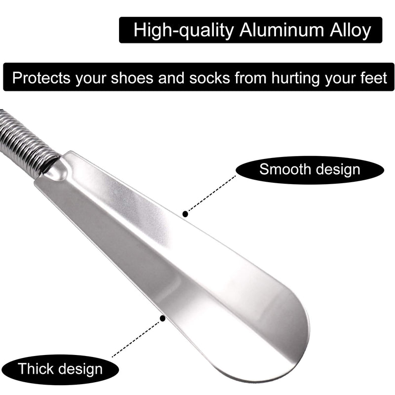 [Australia] - Shoehorn,LECAMEBOR Aluminum Alloy Portable Retractable Long Handle Portable Shoe Lifter -(Retractable 16.1 to 30.7 Inches) 