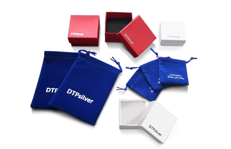 [Australia] - DTPsilver® 925 Sterling Silver, Yellow, Rose Gold Plated or Bicolor Drop/Dangle Hook Celtic Trinity Knot Earrings - Dimensions: 9 x 31 mm 