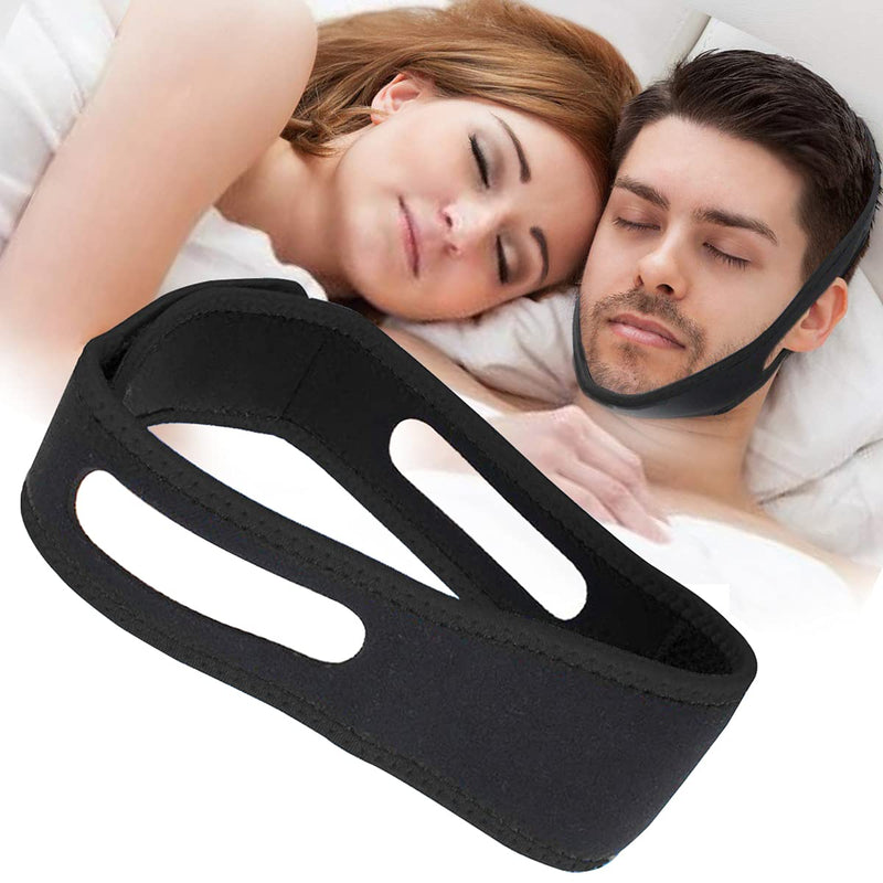 [Australia] - Healthing Anti Snoring Chin Strap for CPAP Users-Anti Snoring Devices,Sleeping Snoring Solution,Anti-Dry Mouth Chin Strap,Adjustable & Breathable Stop Snoring Mouth Breather for Men Women 