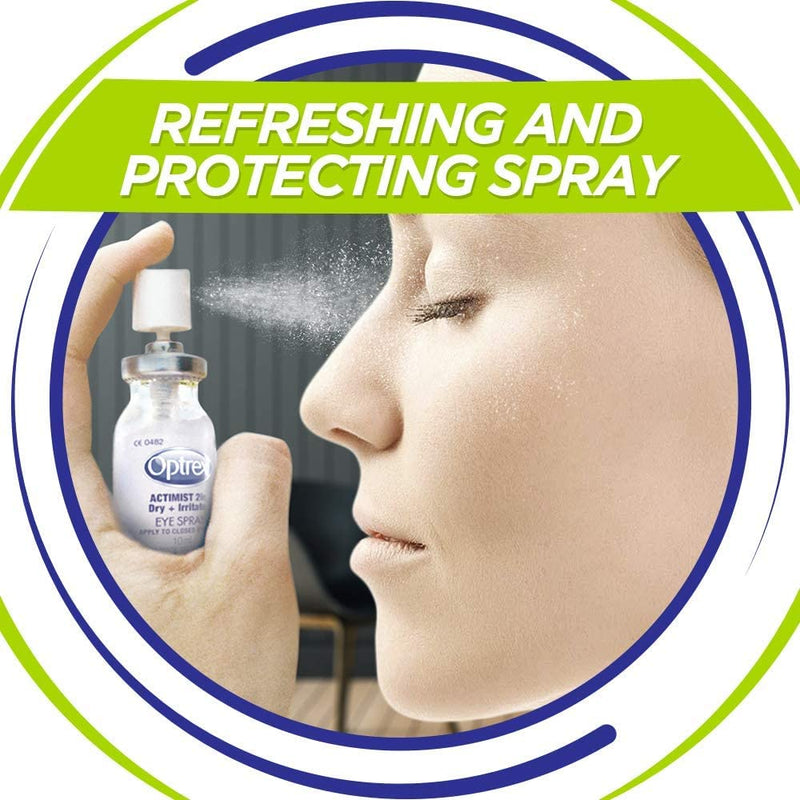 [Australia] - Optrex ActiMist Double Action Eye Spray for Tired and Strained Eyes, Refresh and Protect Eye Spray, Long Lasting Relief (Pack of 3 x 10ml Eye Spray) 