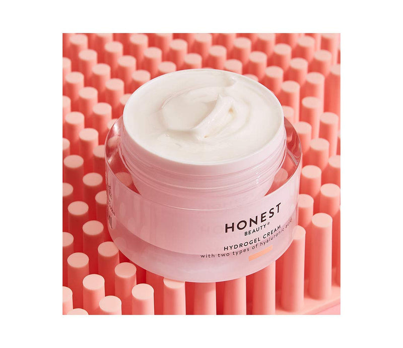 [Australia] - Honest Beauty Hydrogel Cream with Two Types of Hyaluronic Acid & Squalane OilFree, Synthetic, Dermatologist Tested, Cruelty Free, Fragrance Free, 1.7 Fl Oz 