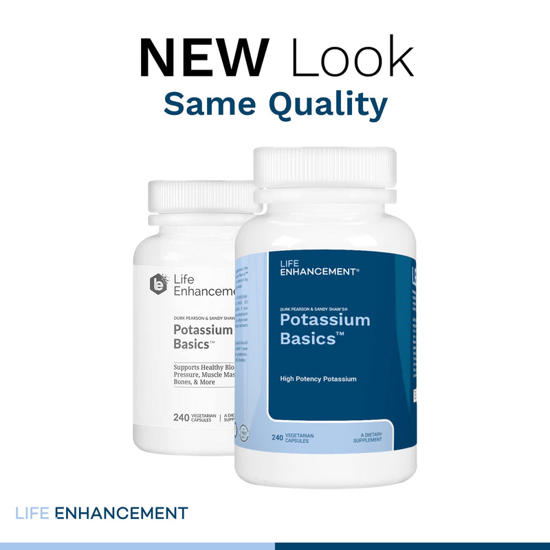 [Australia] - Life Enhancement Potassium Basics Supplement, 1020 mg,120 Servings, 240 caps 