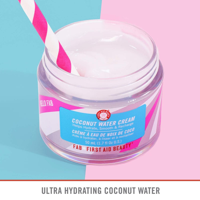 [Australia] - First Aid Beauty Hello FAB Coconut Water Cream ‚Äì Lightweight, Oil-Free Face Moisturiser ‚Äì 1.7 oz. 