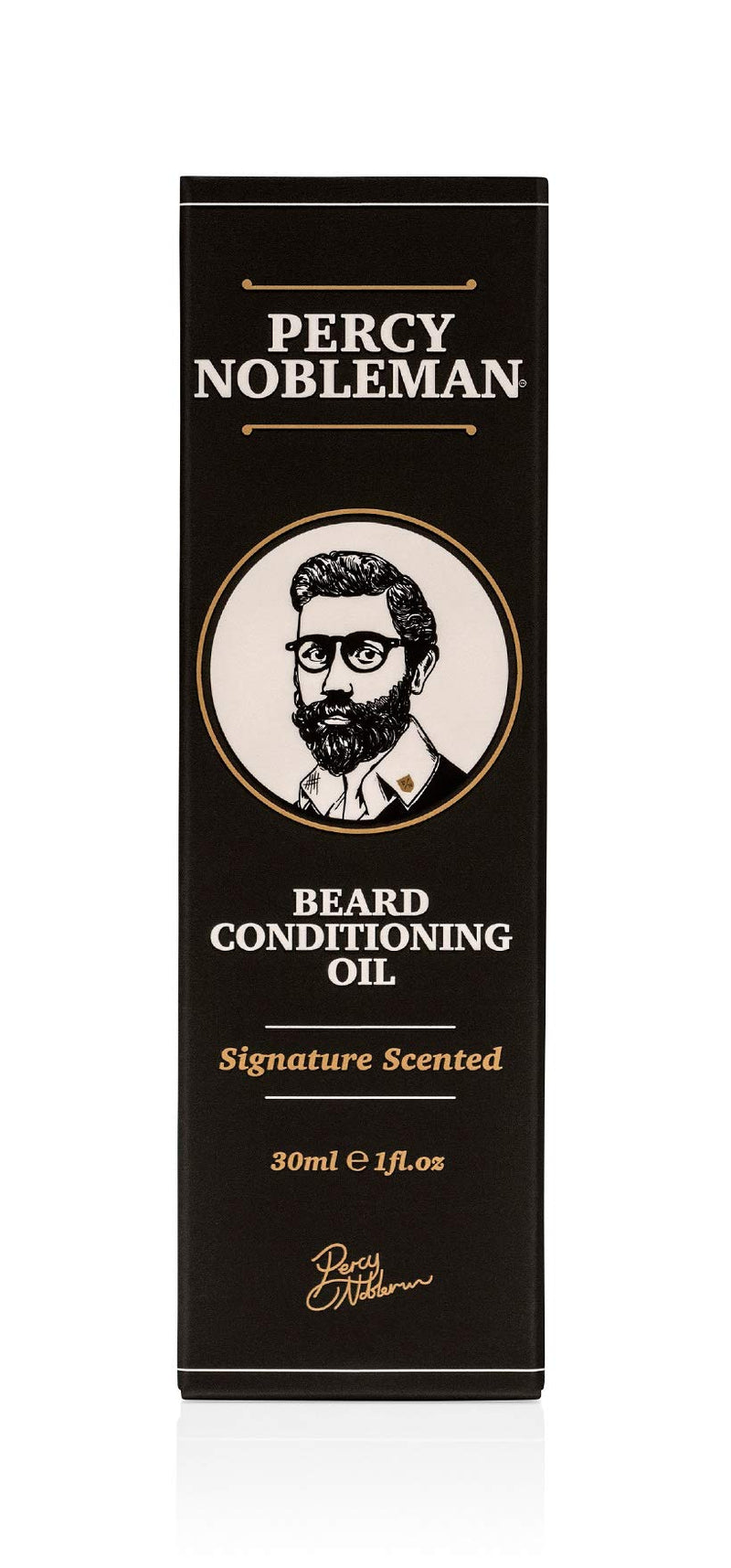 [Australia] - Beard Oil by Percy Nobleman - 99% Naturally Derived Signature Scented Blend. Beard Conditioning Oil With a Special Mixture of Quality Ingredients that Softens and Conditions your Facial Hair. (30ml) 