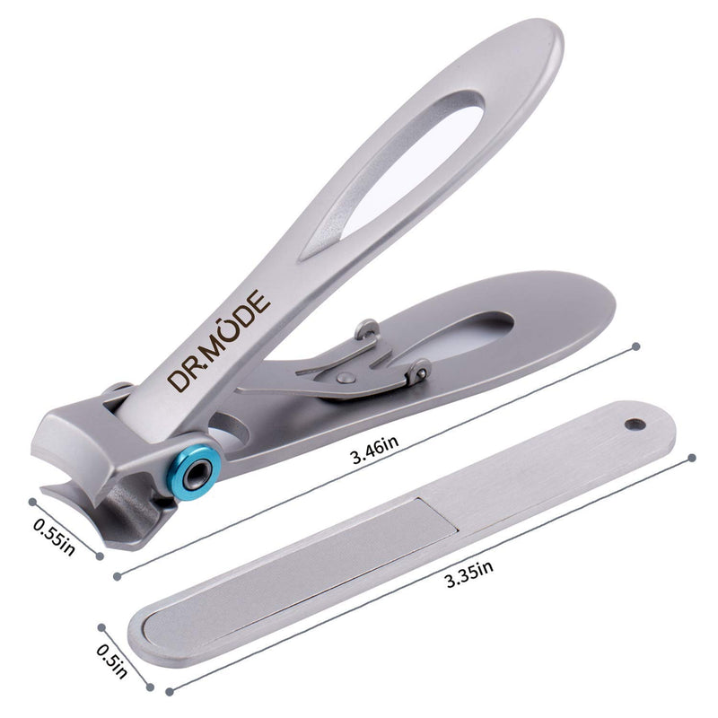 [Australia] - Nail Clippers for Thick Nails - DRMODE 15mm Wide Jaw Opening Extra Large Toenail Clippers Cutter with Nail File for Thick Nails, Heavy Duty Fingernail Clippers for Men, Seniors 