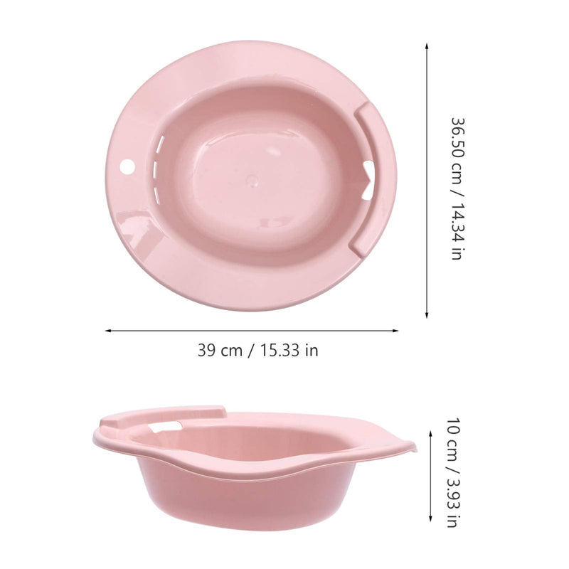 [Australia] - Artibetter 1Pc Sitz Bath Toilet Seat Hemorrhoids Postpartum Care Basin Women Wash Basin Bathtub Soaking for Postpartum Care, Hemorrhoids Recovery Pink 