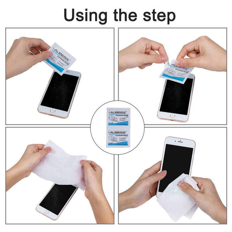 [Australia] - Pre-moistened Lens and Glass Cleaning Wipes?Portable Screen Wipes Travel Cleaner for Glasses, Camera, Cell Phone, Smartphone, Tablet and Other Delicate Surfaces (100 pack) 