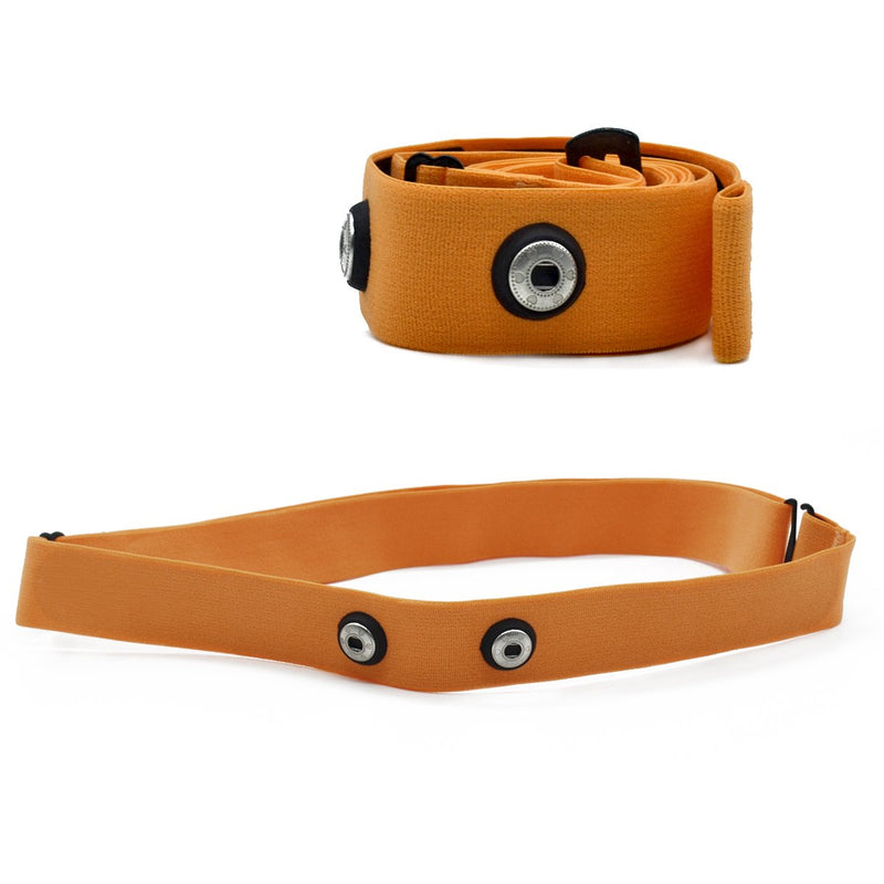 [Australia] - Taope Elastic Sport Heart Rate Monitor Adjustable Chest Mount Belt Strap Bands Fitness Equipment Garmin Wahoo Polar orange 