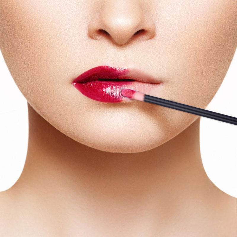 [Australia] - 400pcs Disposable Lip Brush Lip Gloss Applicators Lipstick Wands Tool Kits (400) 400 Black 