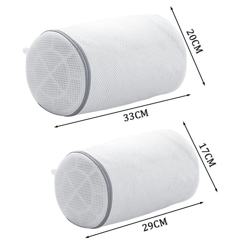 [Australia] - 2 Pcs Shoe Washing Machine Bag, Laundry Shoes Bag Dryer Door Shoe Net for Delicates Trainers Socks Bras 